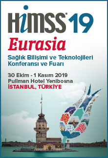 HIMSS’19 Eurasia Sağlık Bilişimi ve Teknolojileri Konferansı ve Fuarı”nı 29 Ekim – 1 Kasım 2019 tarihlerinde İstanbul’da