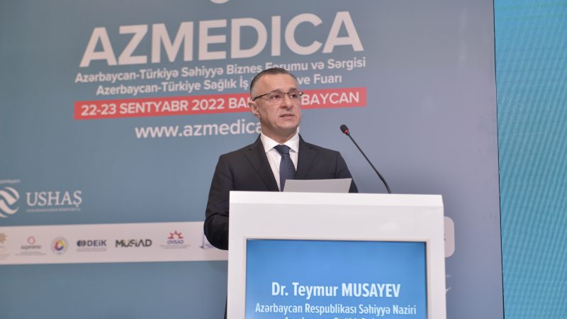 AZMEDICA Türkiye-Azerbaycan Sağlık İş Forumu ve Fuarı başarıyla tamamlandı